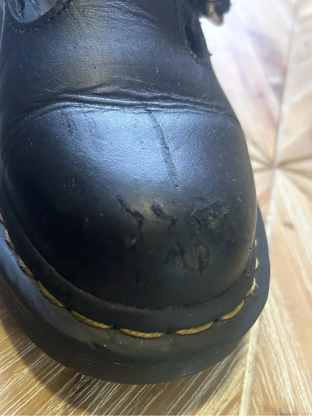 Dr. Martens black leather